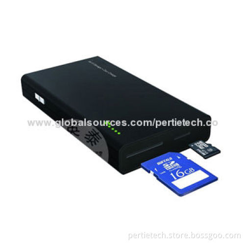 Power banks with the function as wireless routers and mobile hard disk